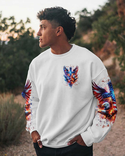 In God We Trust Eagle Men's All Over Print Shirt - Tlnt1801242, easychoo.com