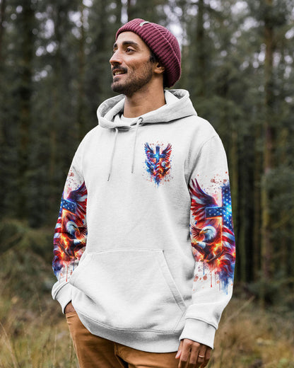 In God We Trust Eagle Men's All Over Print Shirt - Tlnt1801242, easychoo.com