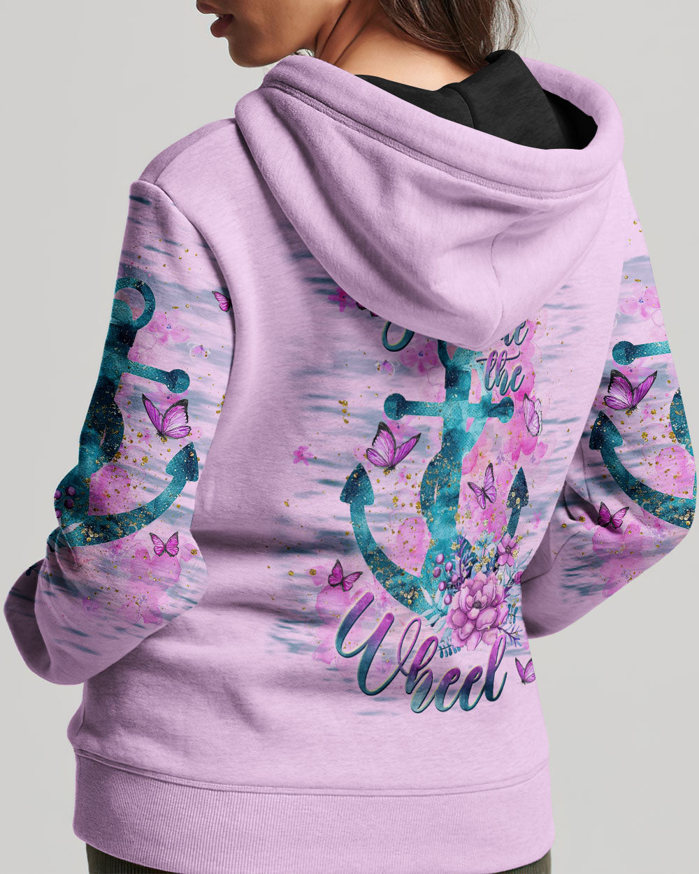 Jesus Take The Wheel Anchor Flower Women's All Over Print Shirt - Tlnt2211234, easychoo.com