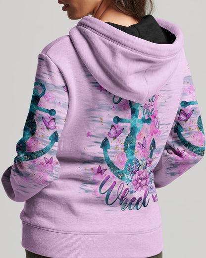 Jesus Take The Wheel Anchor Flower Women's All Over Print Shirt - Tlnt2211234, easychoo.com