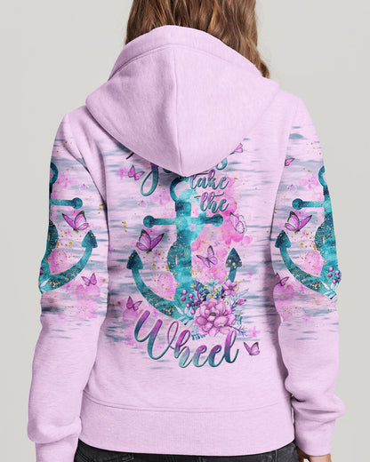 Jesus Take The Wheel Anchor Flower Women's All Over Print Shirt - Tlnt2211234, easychoo.com