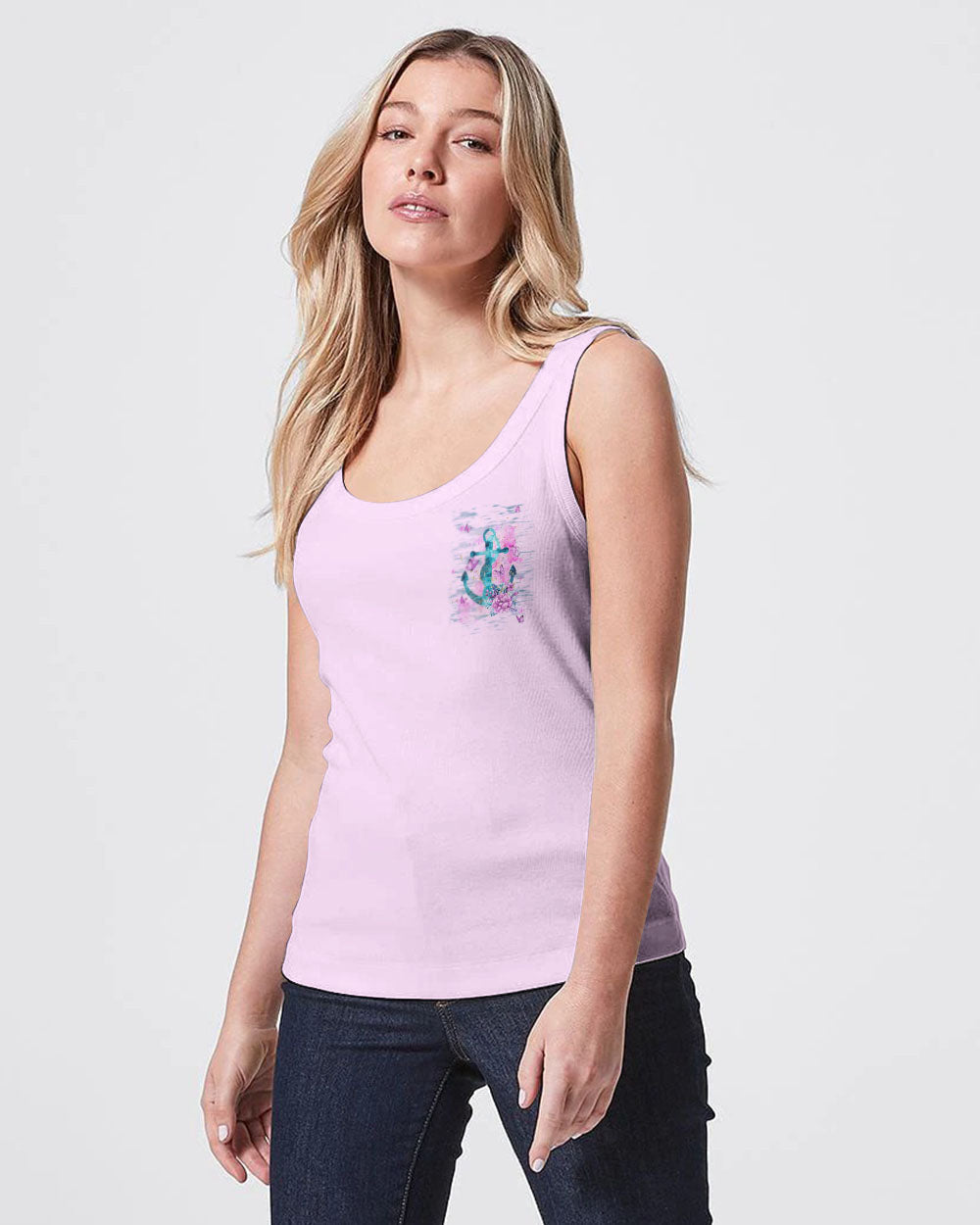 Jesus Take The Wheel Anchor Flower Women's All Over Print Shirt - Tlnt2211234, easychoo.com