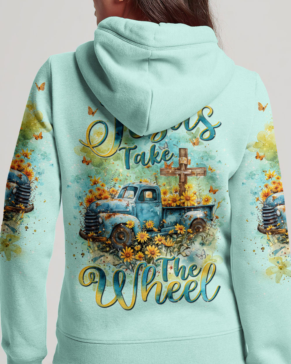 Jesus Take The Wheel Women's All Over Print Shirt - Tlnt0803243, easychoo.com