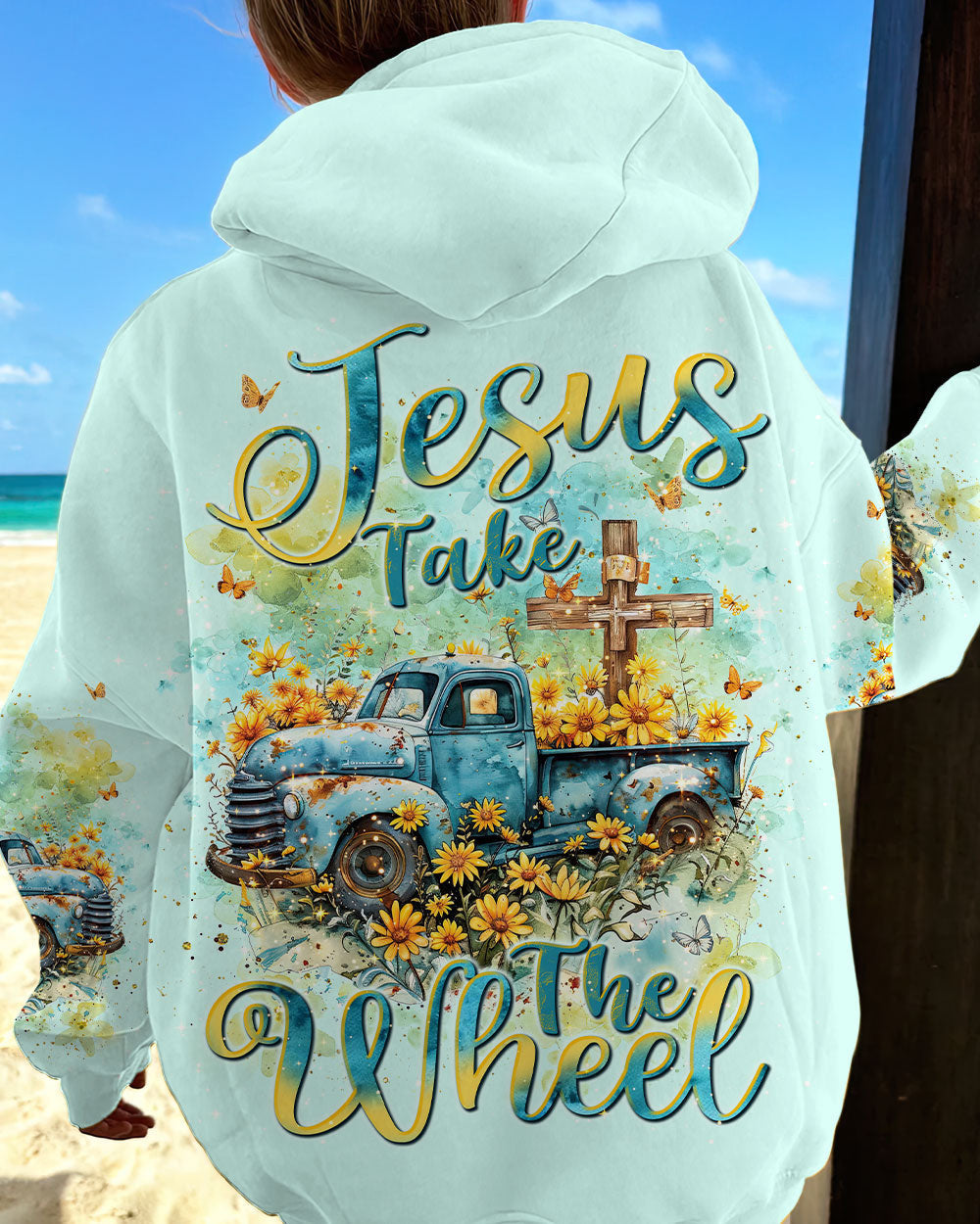 Jesus Take The Wheel Women's All Over Print Shirt - Tlnt0803243, easychoo.com