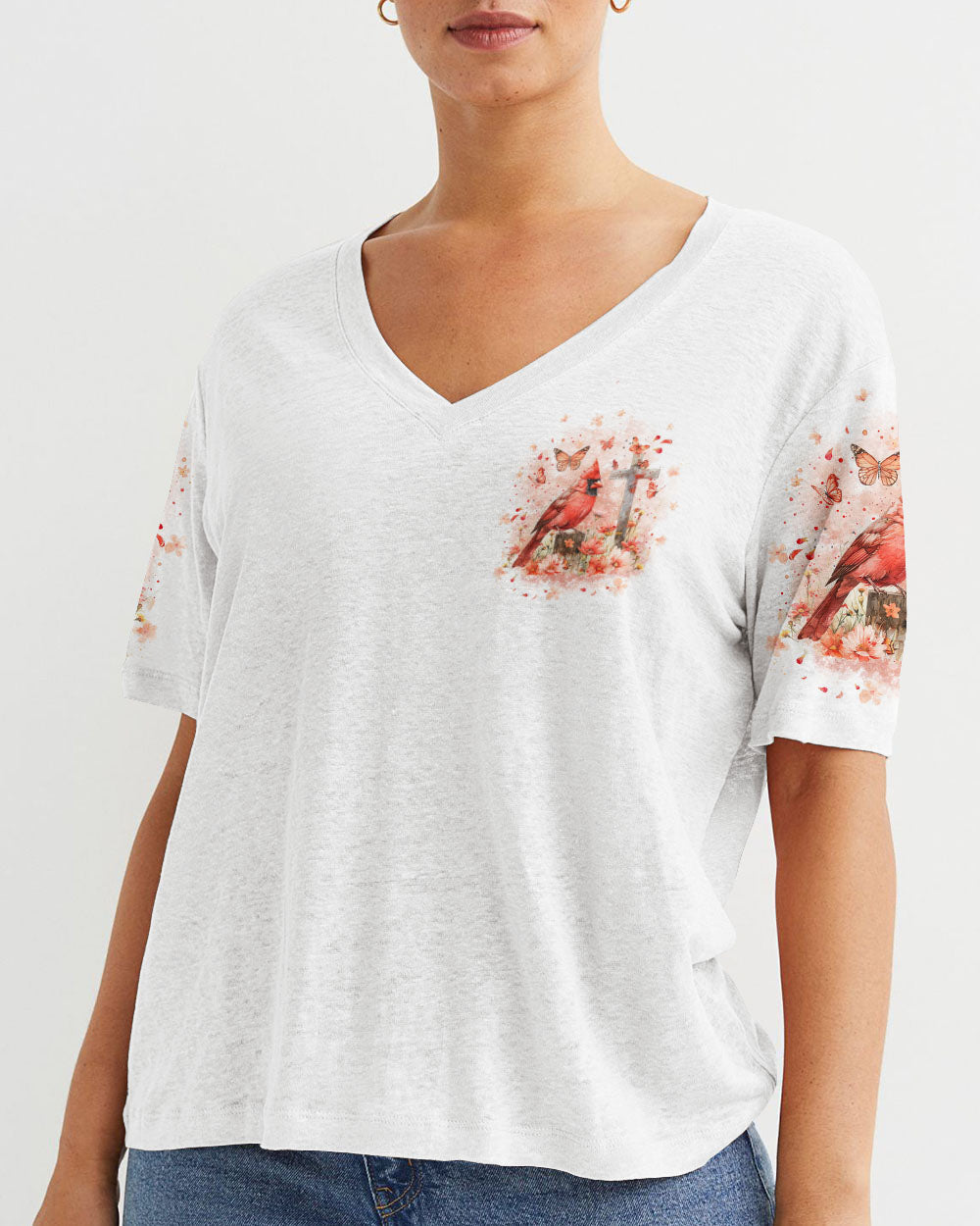 When Cardinals Appear Angels Are Near Women's All Over Print Shirt - Yhkd1403244, easychoo.com