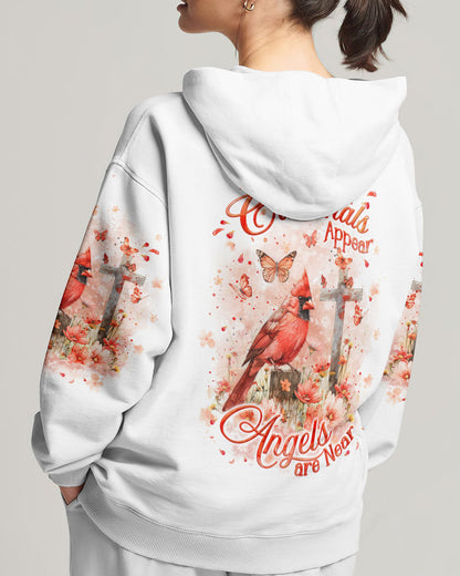 When Cardinals Appear Angels Are Near Women's All Over Print Shirt - Yhkd1403244, easychoo.com