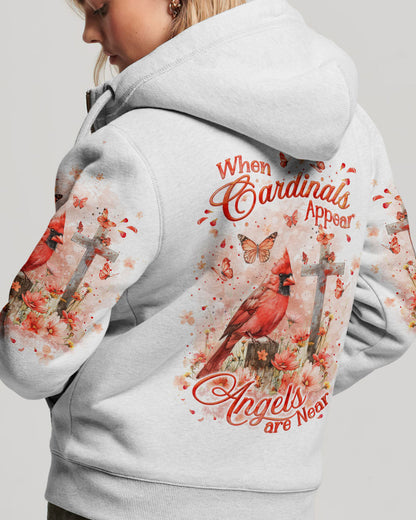 When Cardinals Appear Angels Are Near Women's All Over Print Shirt - Yhkd1403244, easychoo.com
