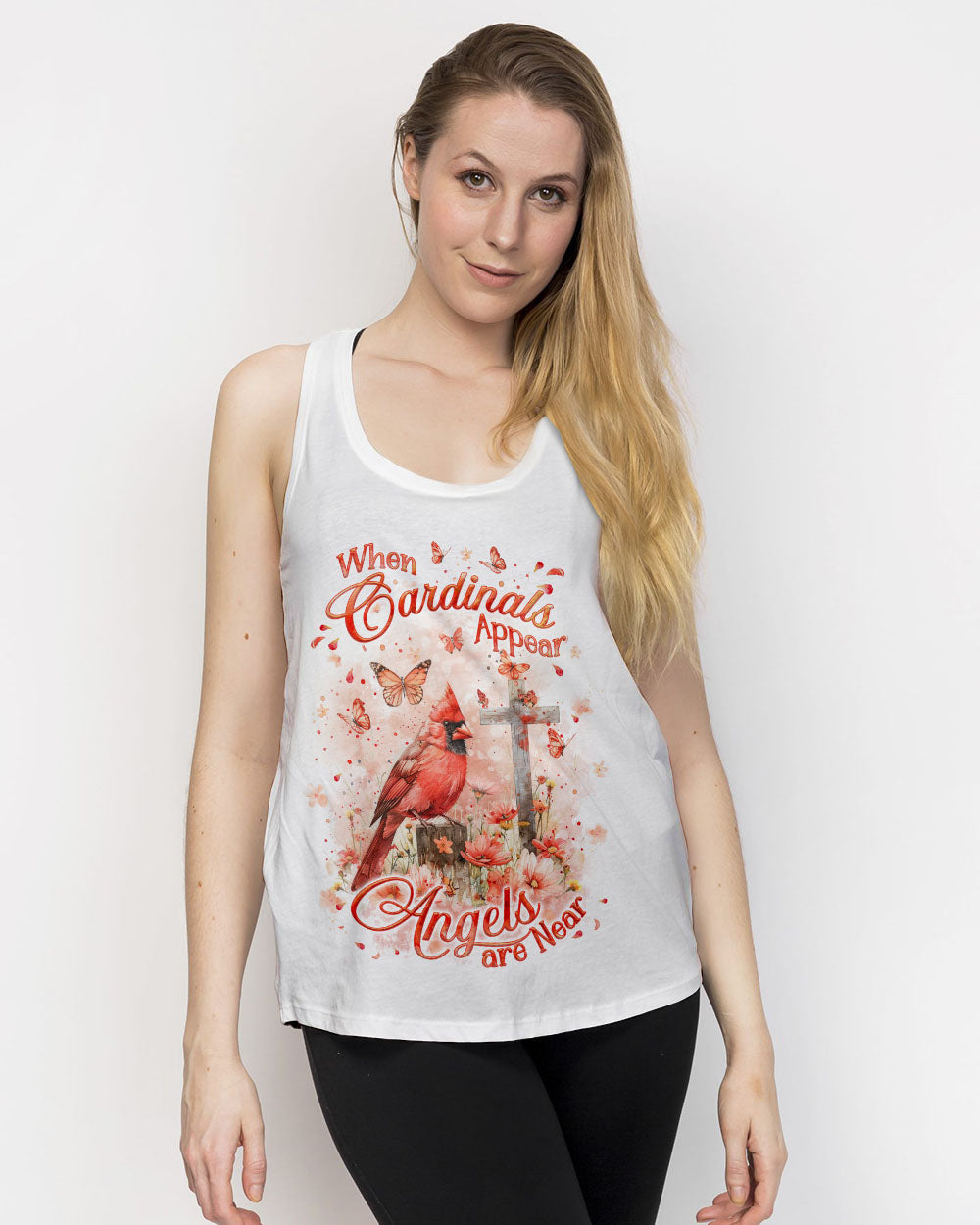 When Cardinals Appear Angels Are Near Women's All Over Print Shirt - Yhkd1403244, easychoo.com