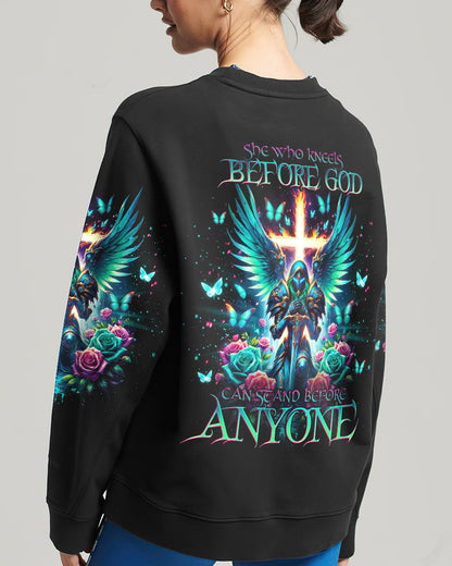 She Who Kneels Before God Warrior Women's All Over Print Shirt - Tlno0503243, easychoo.com