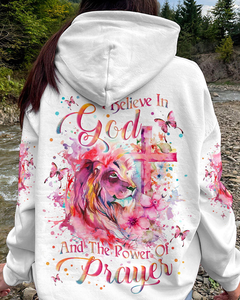 I Believe In God Lion Women's All Over Print Shirt - Yhln2301242, easychoo.com