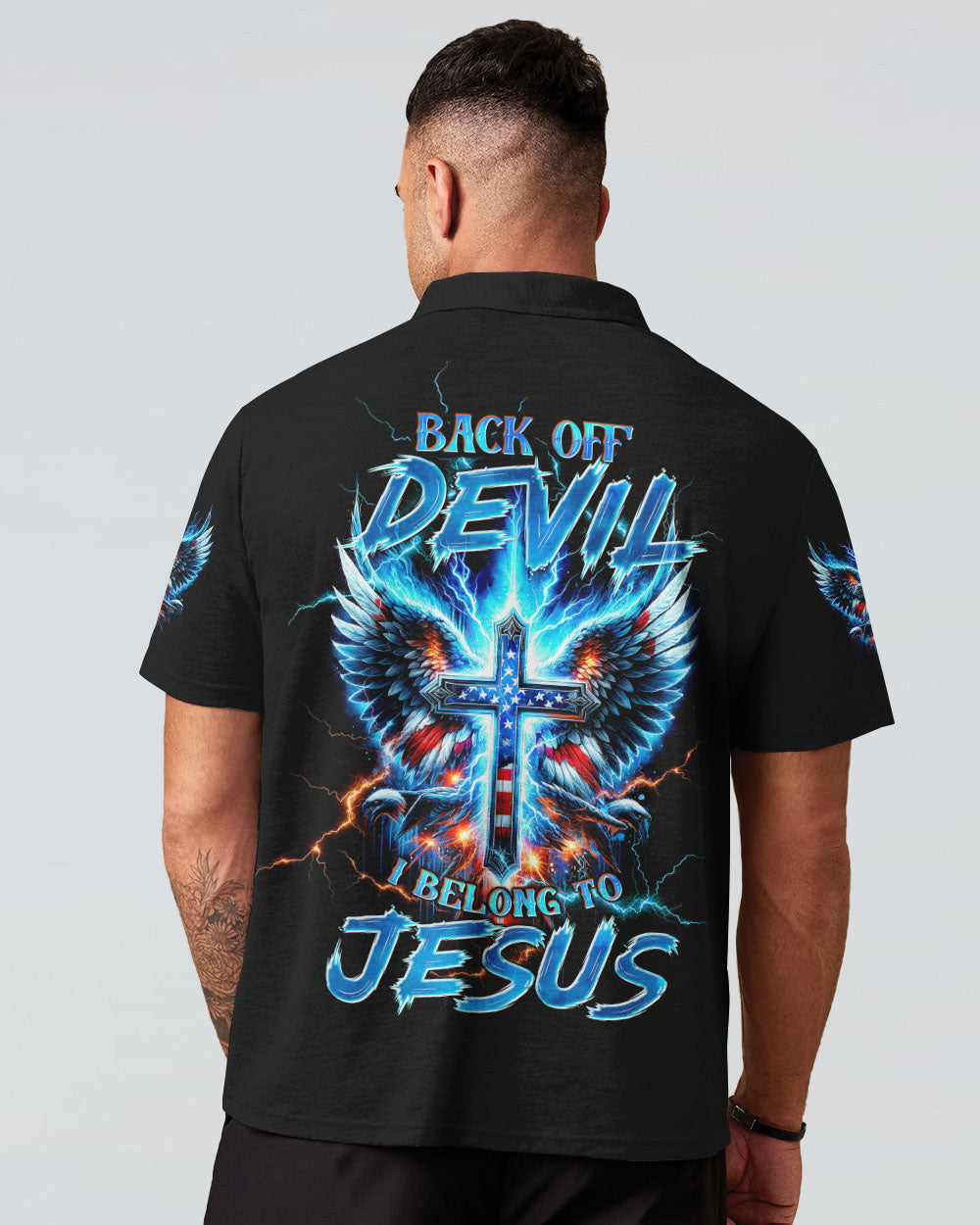 I Belong To Jesus Cross Wings Men's All Over Print Shirt - Tltw1602244, easychoo.com