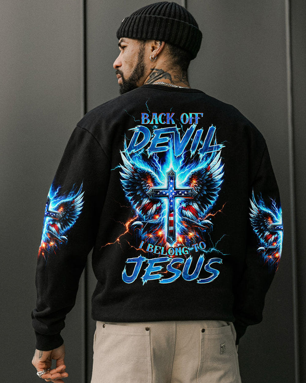 I Belong To Jesus Cross Wings Men's All Over Print Shirt - Tltw1602244, easychoo.com