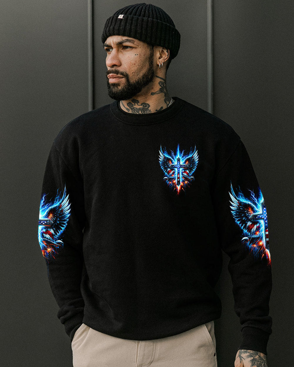 I Belong To Jesus Cross Wings Men's All Over Print Shirt - Tltw1602244, easychoo.com