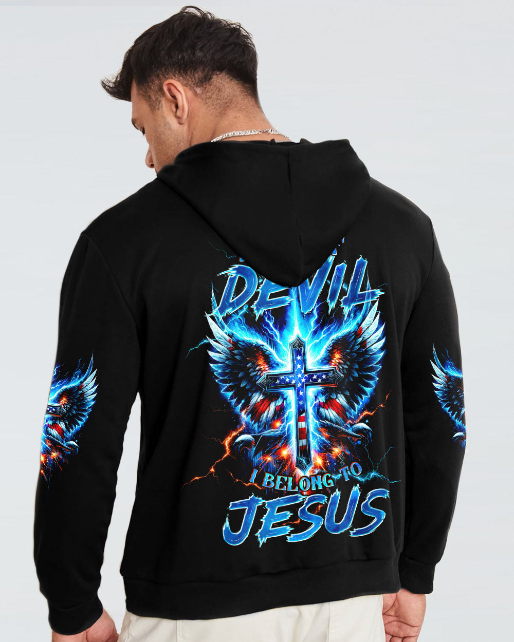 I Belong To Jesus Cross Wings Men's All Over Print Shirt - Tltw1602244, easychoo.com