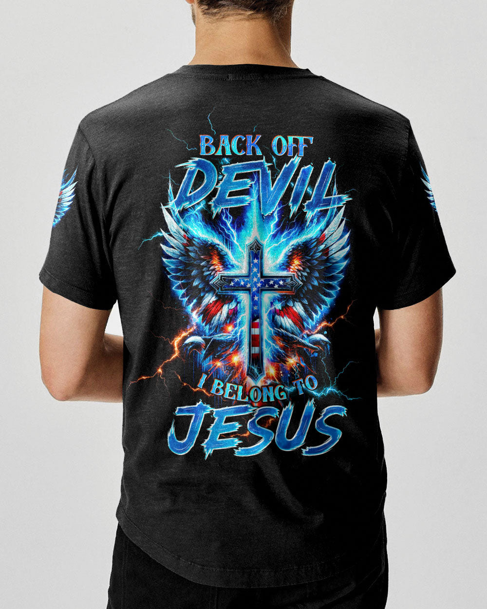 I Belong To Jesus Cross Wings Men's All Over Print Shirt - Tltw1602244, easychoo.com