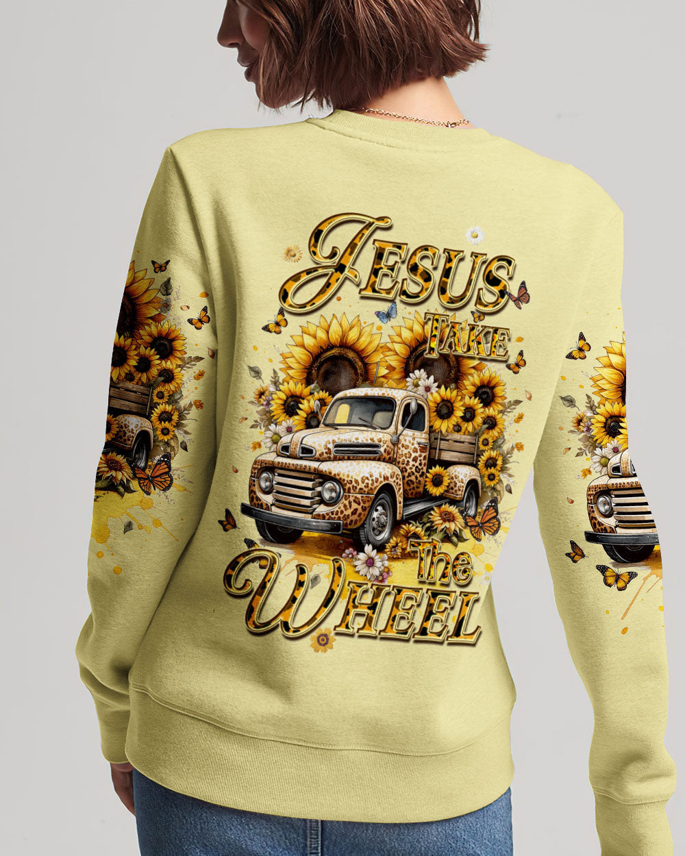 Jesus Take The Wheel Women's All Over Print Shirt - Tyqy2011232, easychoo.com
