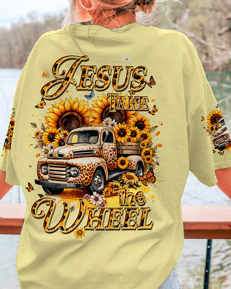 Jesus Take The Wheel Women's All Over Print Shirt - Tyqy2011232, easychoo.com