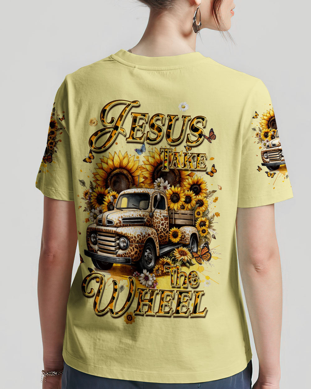Jesus Take The Wheel Women's All Over Print Shirt - Tyqy2011232, easychoo.com