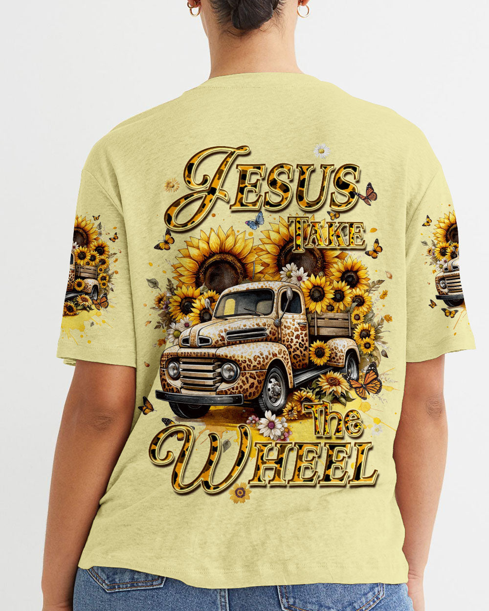 Jesus Take The Wheel Women's All Over Print Shirt - Tyqy2011232, easychoo.com