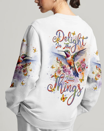 Delight In The Little Things Hummingbird Women's All Over Print Shirt - Tlnt1101243, easychoo.com