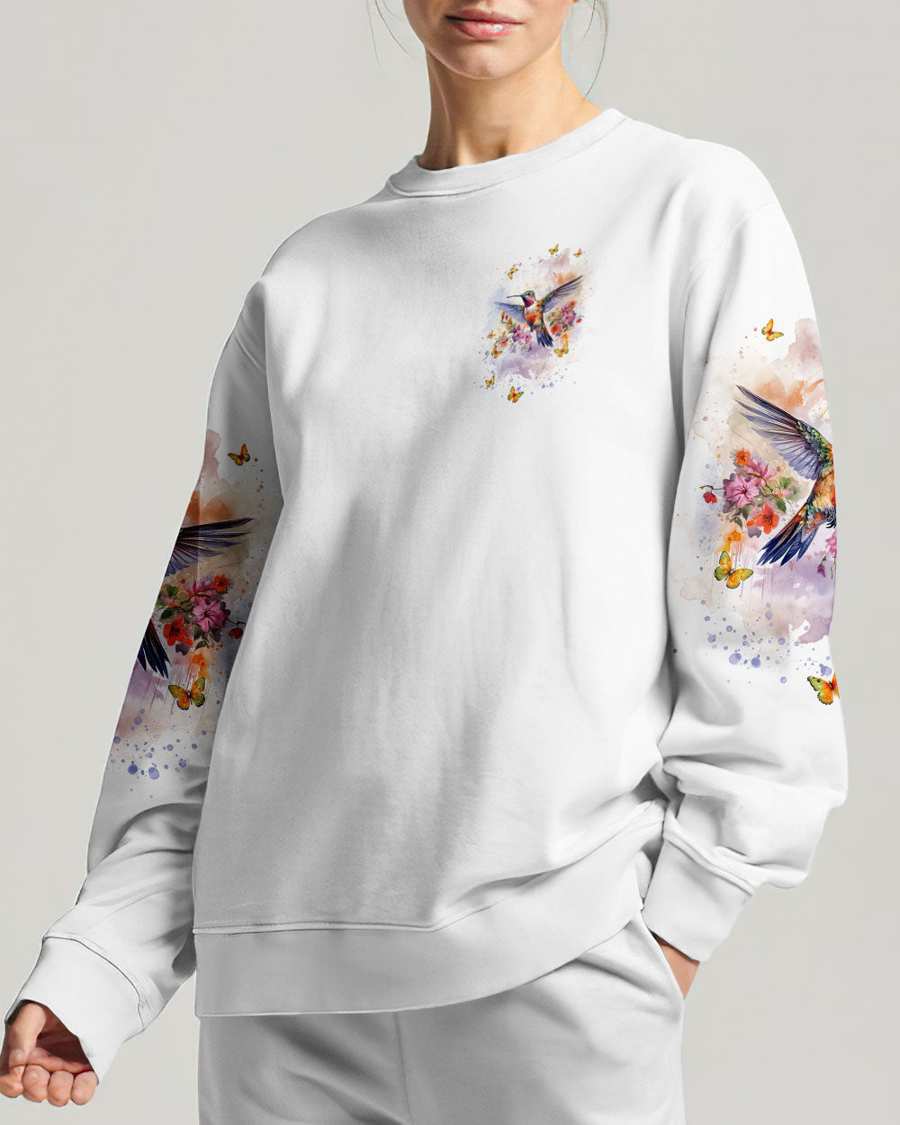 Delight In The Little Things Hummingbird Women's All Over Print Shirt - Tlnt1101243, easychoo.com