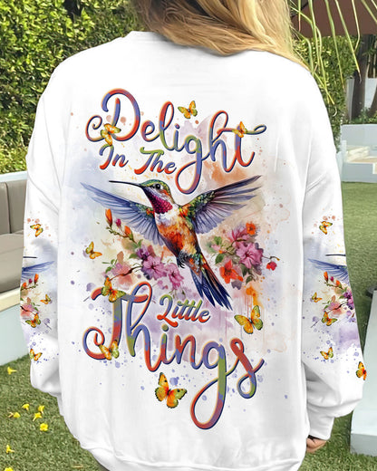 Delight In The Little Things Hummingbird Women's All Over Print Shirt - Tlnt1101243, easychoo.com