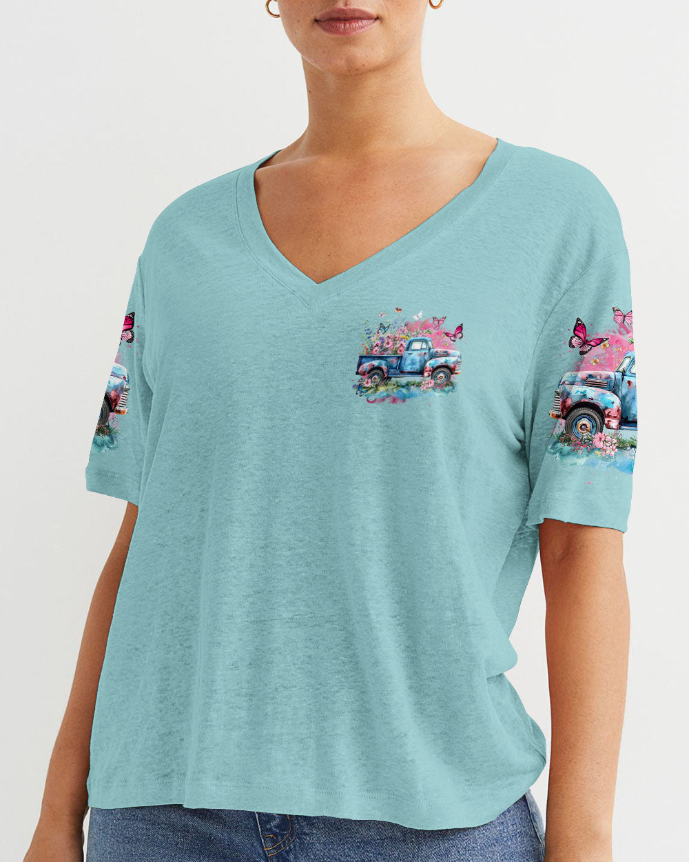 Jesus Take The Wheel Women's All Over Print Shirt - Tytm1702242, easychoo.com