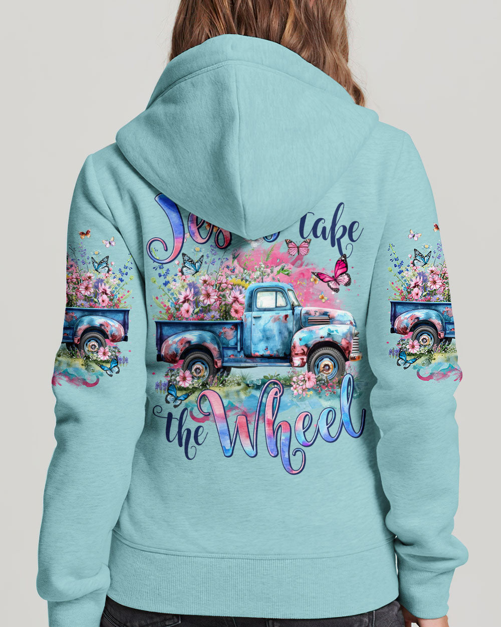 Jesus Take The Wheel Women's All Over Print Shirt - Tytm1702242, easychoo.com