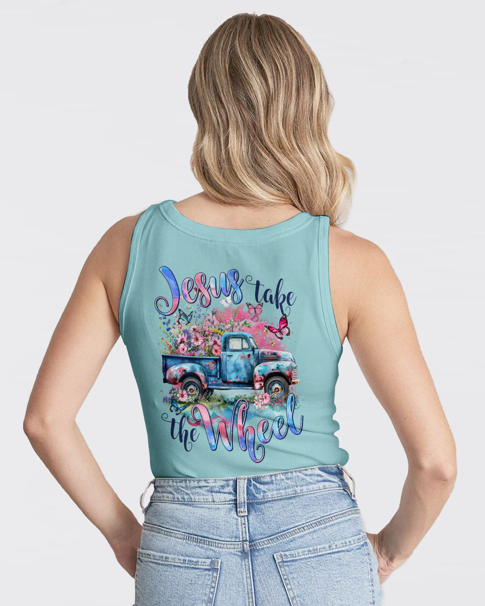 Jesus Take The Wheel Women's All Over Print Shirt - Tytm1702242, easychoo.com
