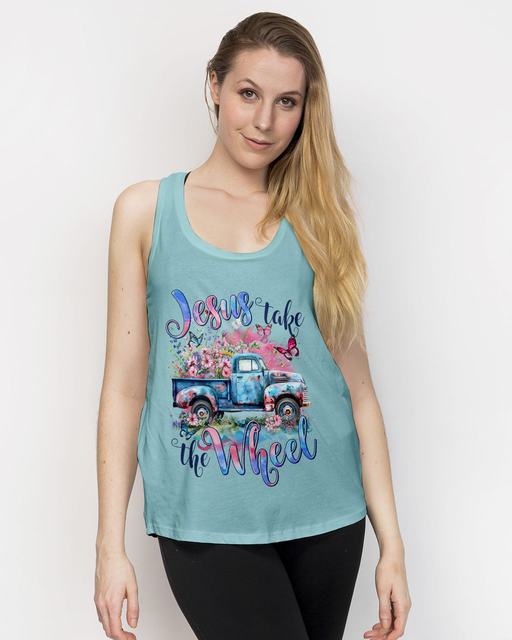 Jesus Take The Wheel Women's All Over Print Shirt - Tytm1702242, easychoo.com