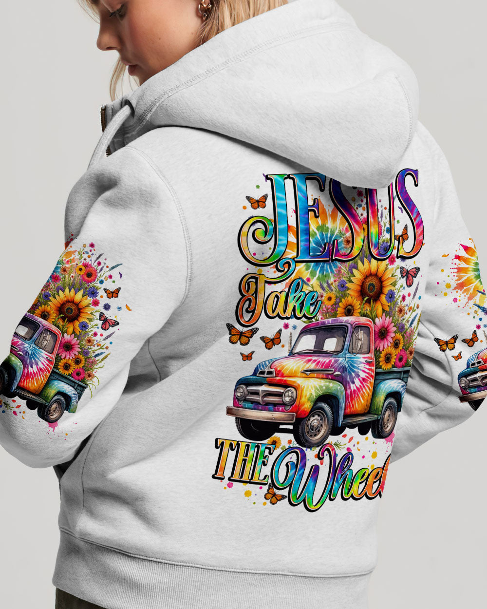 Jesus Take The Wheel Women's All Over Print Shirt - Tytd1611231, easychoo.com