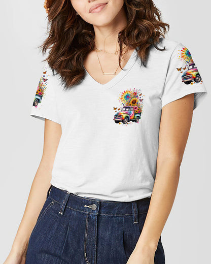 Jesus Take The Wheel Women's All Over Print Shirt - Tytd1611231, easychoo.com