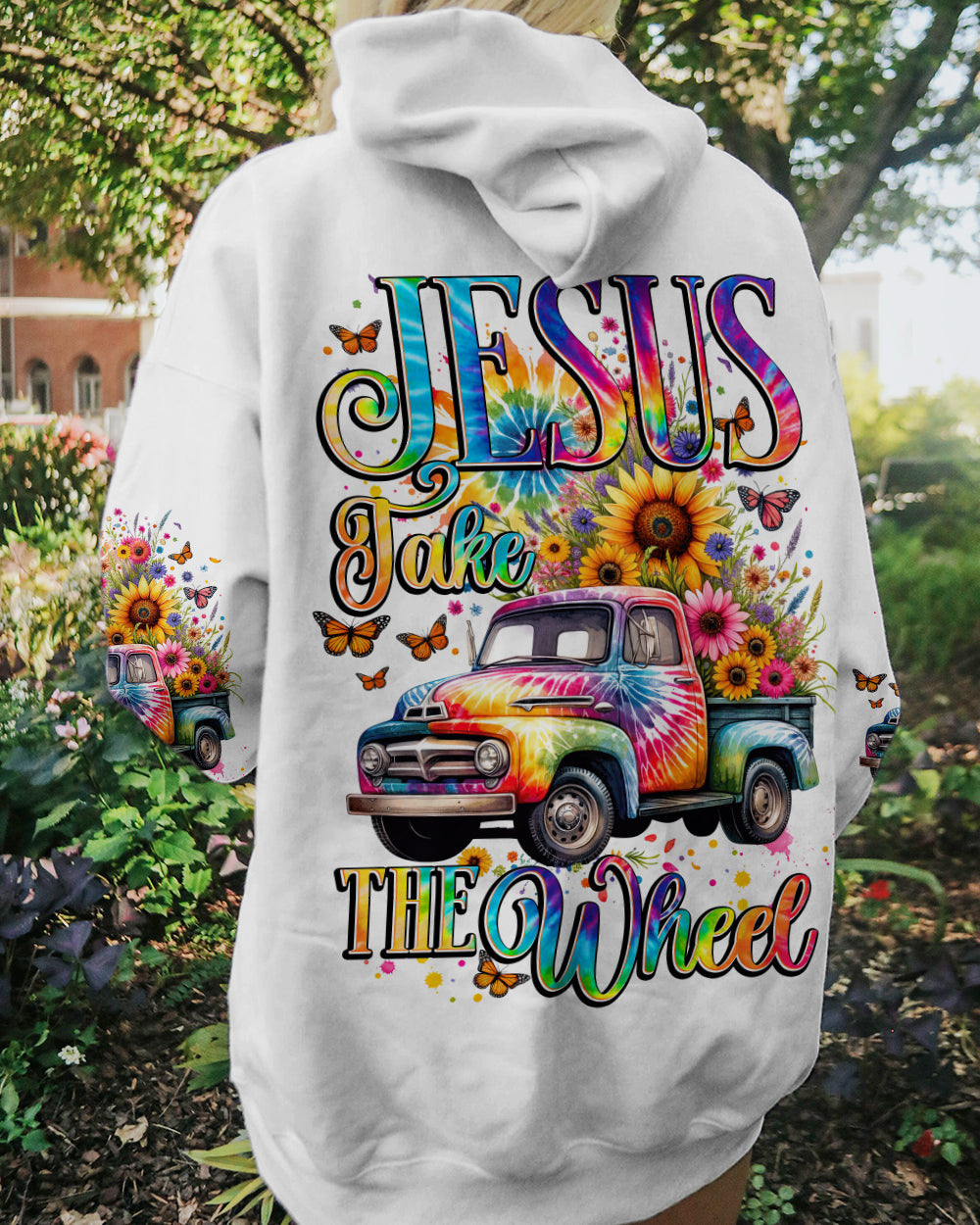 Jesus Take The Wheel Women's All Over Print Shirt - Tytd1611231, easychoo.com