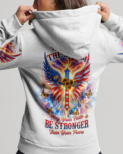 No Matter The Storm Cross Wings Women's All Over Print Shirt - Tltw0912235, easychoo.com