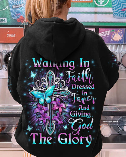Walking In Faith Dressed In Favor Women's All Over Print Shirt - Yhln2911233, easychoo.com