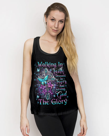 Walking In Faith Dressed In Favor Women's All Over Print Shirt - Yhln2911233, easychoo.com