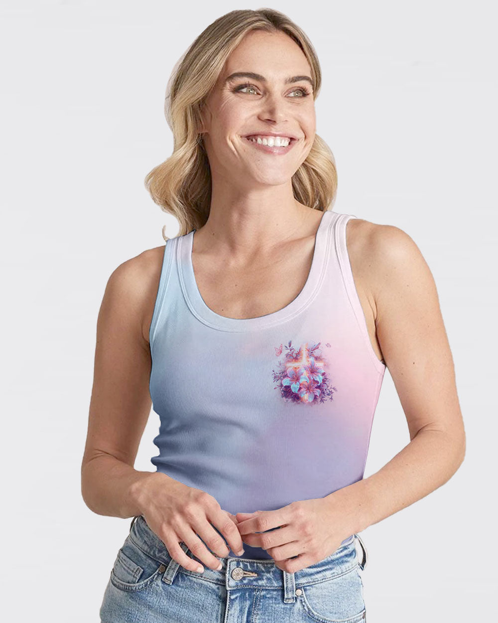 There Is Power In The Name Of Jesus Lilies Women's All Over Print Shirt - Tlno1303242, easychoo.com