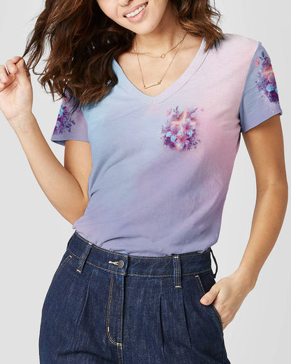 There Is Power In The Name Of Jesus Lilies Women's All Over Print Shirt - Tlno1303242, easychoo.com