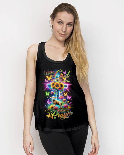 I Believe In God Neon Cross Lamb Women's All Over Print Shirt - Tltr0801244, easychoo.com