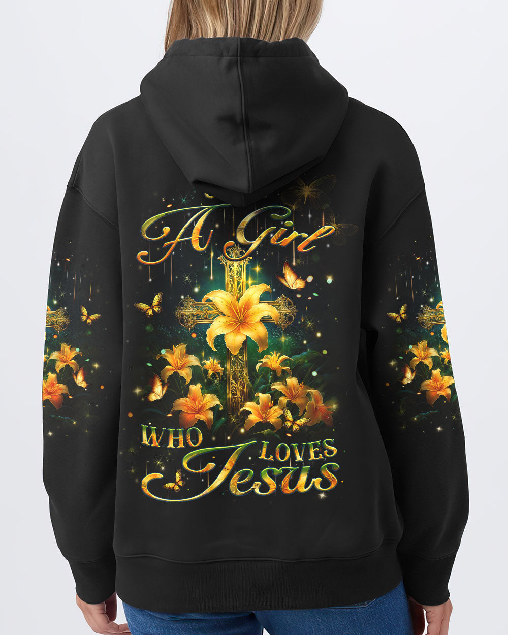 Just A Girl Who Loves Jesus Women's All Over Print Shirt - Yhlt1201243, easychoo.com