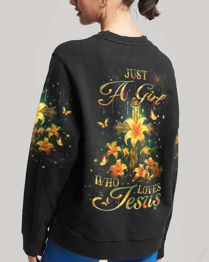 Just A Girl Who Loves Jesus Women's All Over Print Shirt - Yhlt1201243, easychoo.com