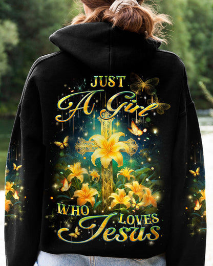 Just A Girl Who Loves Jesus Women's All Over Print Shirt - Yhlt1201243, easychoo.com