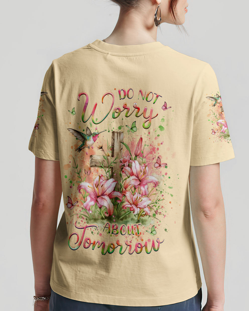 Do Not Worry About Tomorrow Women's All Over Print Shirt - Yhlt0503243, easychoo.com