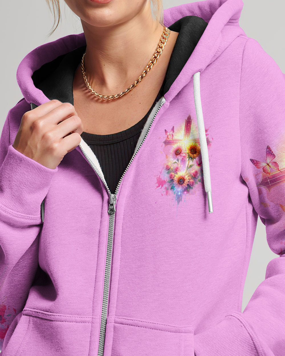 Just A Girl Who Loves Jesus Sunflower Women's All Over Print Shirt - Tlnz0412231, easychoo.com