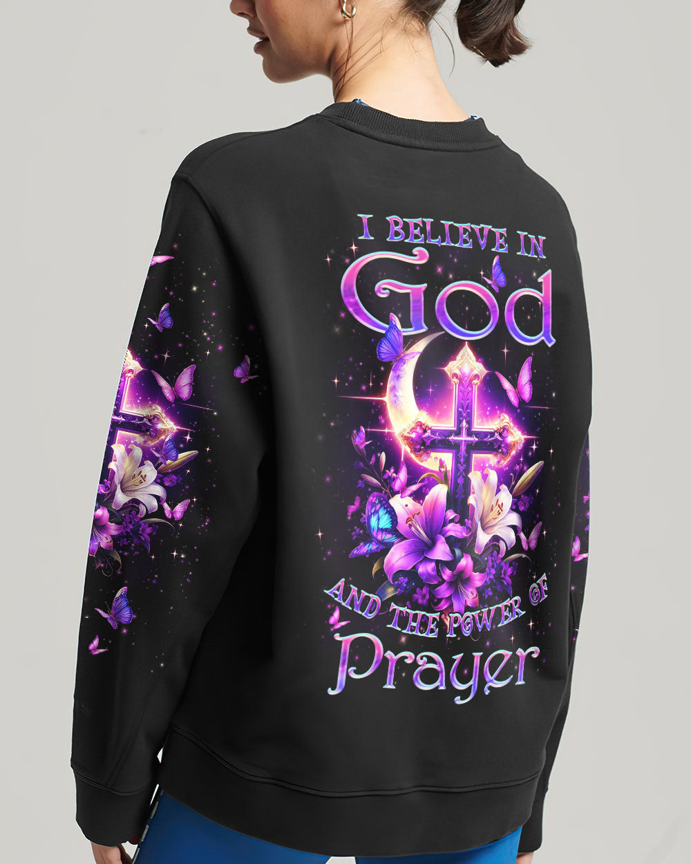 I Believe In God Women's All Over Print Shirt - Yhhn3101243, easychoo.com