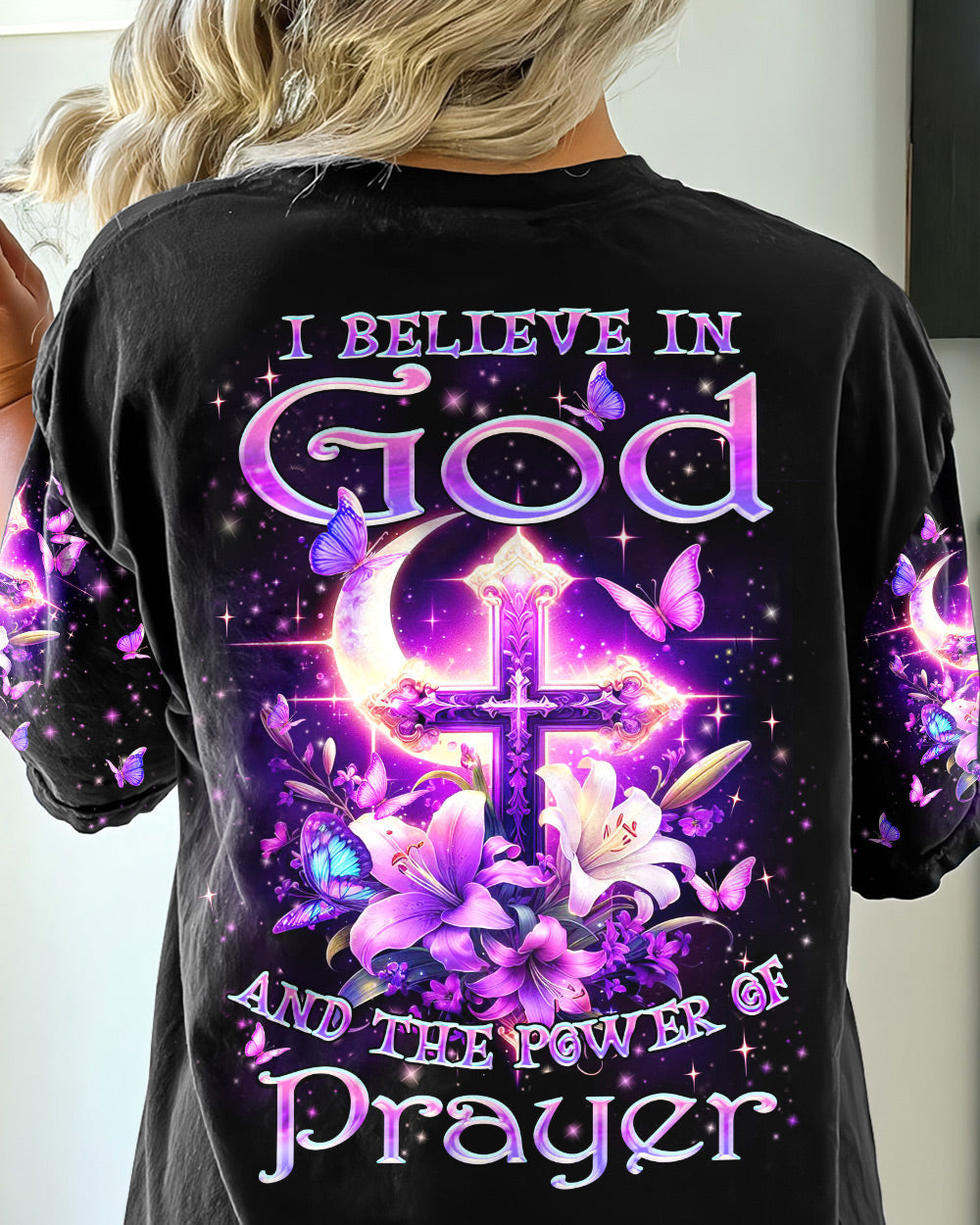 I Believe In God Women's All Over Print Shirt - Yhhn3101243, easychoo.com