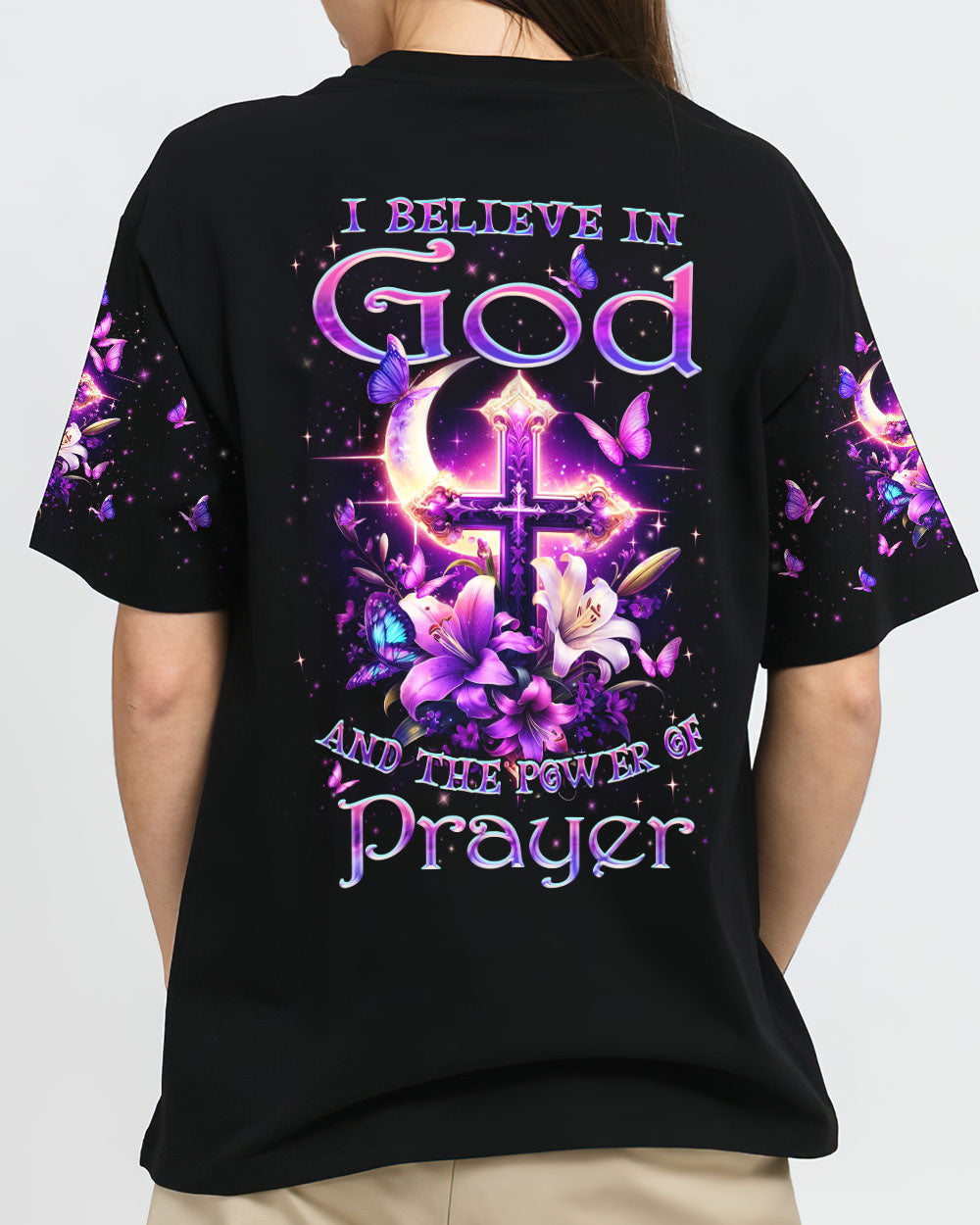 I Believe In God Women's All Over Print Shirt - Yhhn3101243, easychoo.com