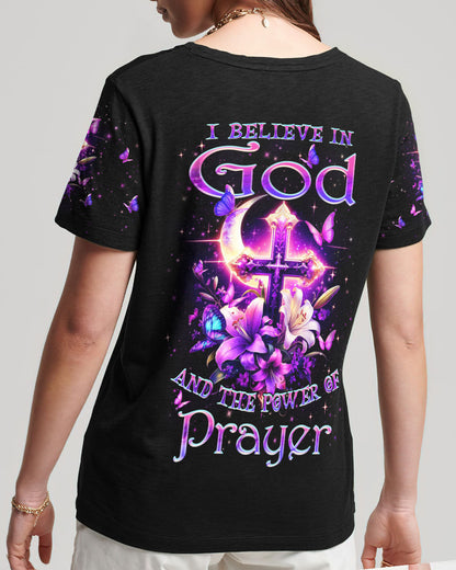 I Believe In God Women's All Over Print Shirt - Yhhn3101243, easychoo.com