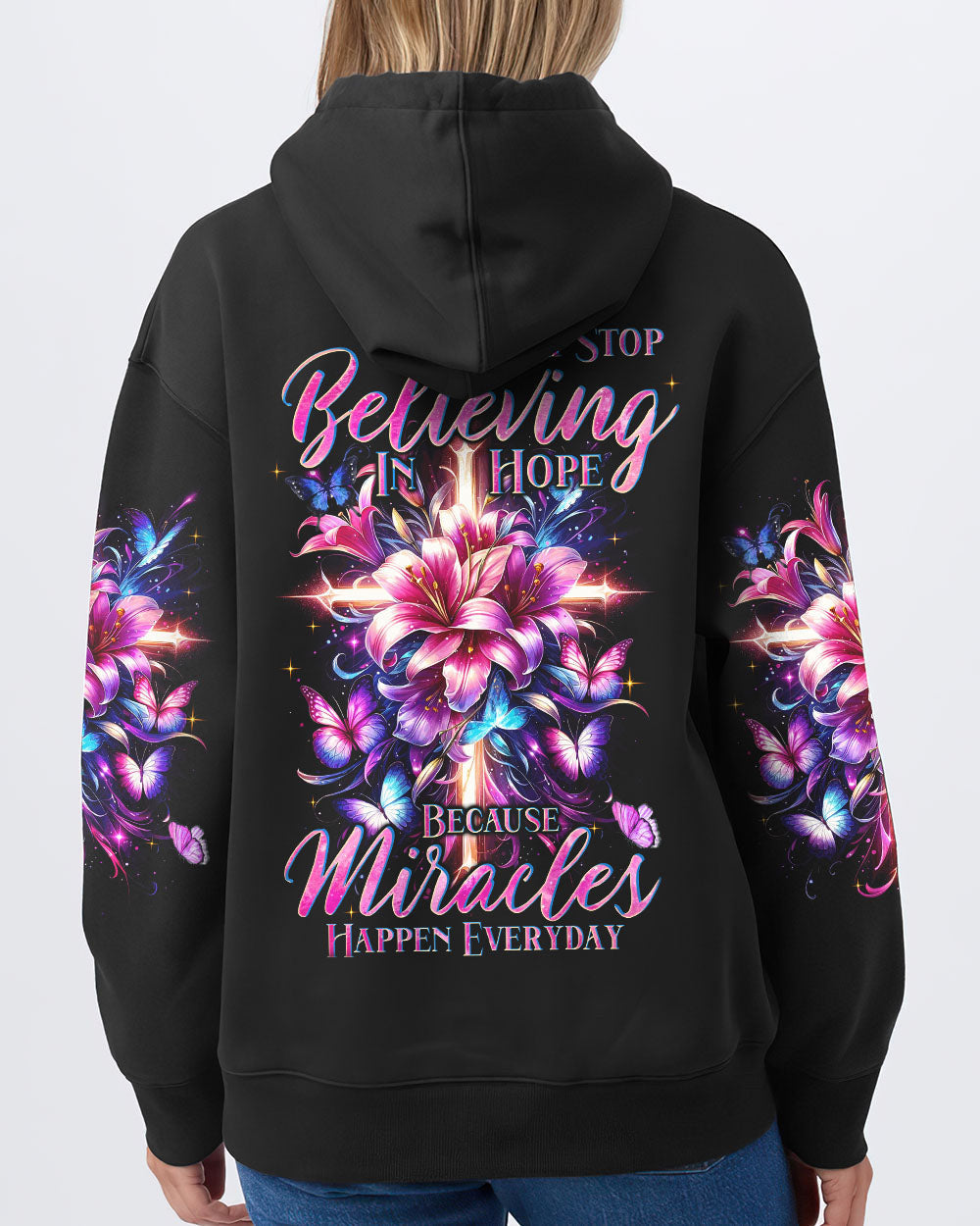 Miracles Happen Everyday Women's All Over Print Shirt - Tyqy1111231, easychoo.com