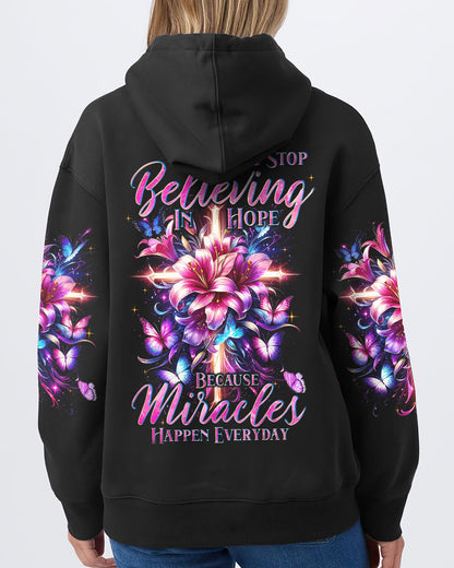 Miracles Happen Everyday Women's All Over Print Shirt - Tyqy1111231, easychoo.com